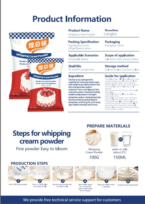 Whipping Cream Powder
