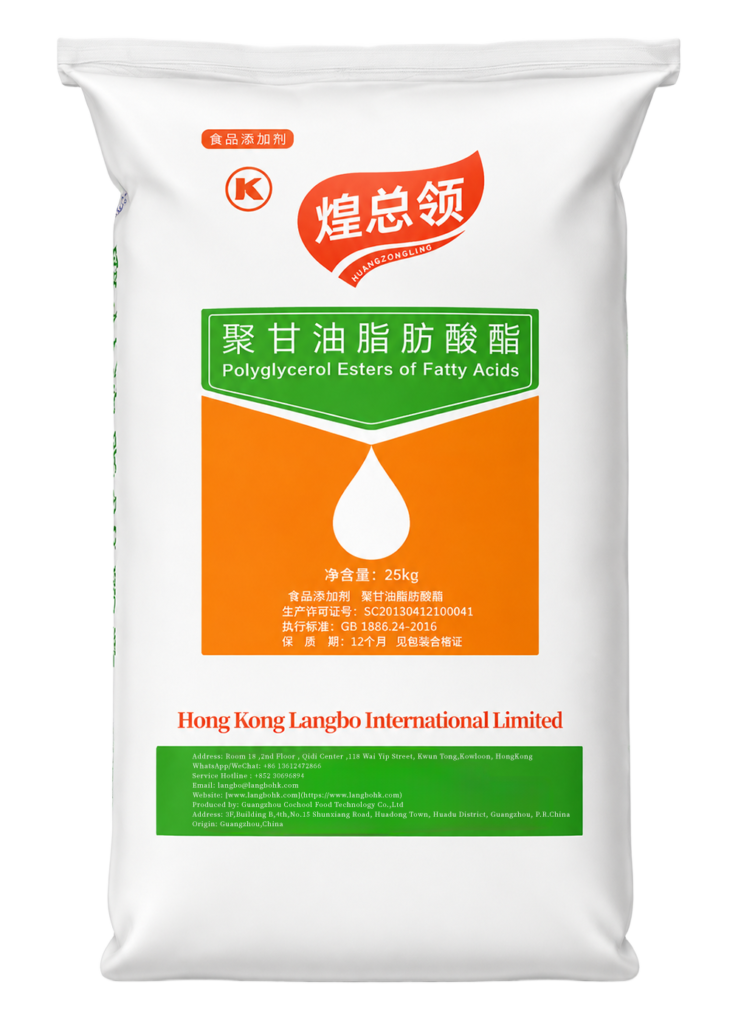 Polyglycerol Esters of Fatty Acids E475