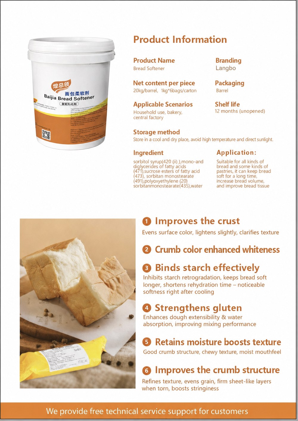 Bread Softener details
